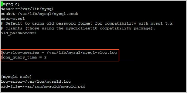 阿里云服务器Linux 实例开启 MySQL 慢查询功能