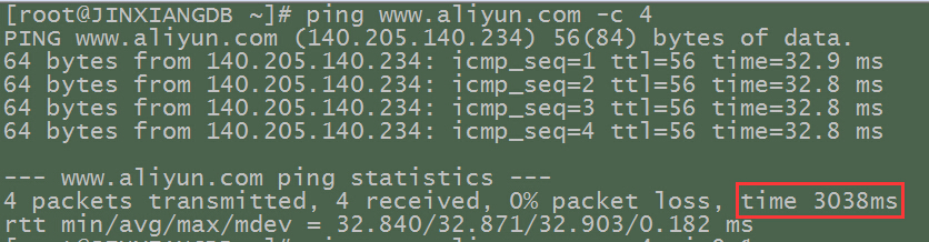 阿里云服务器ECS Linux 系统 ping 测试总是时间异常