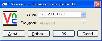 登录vnc